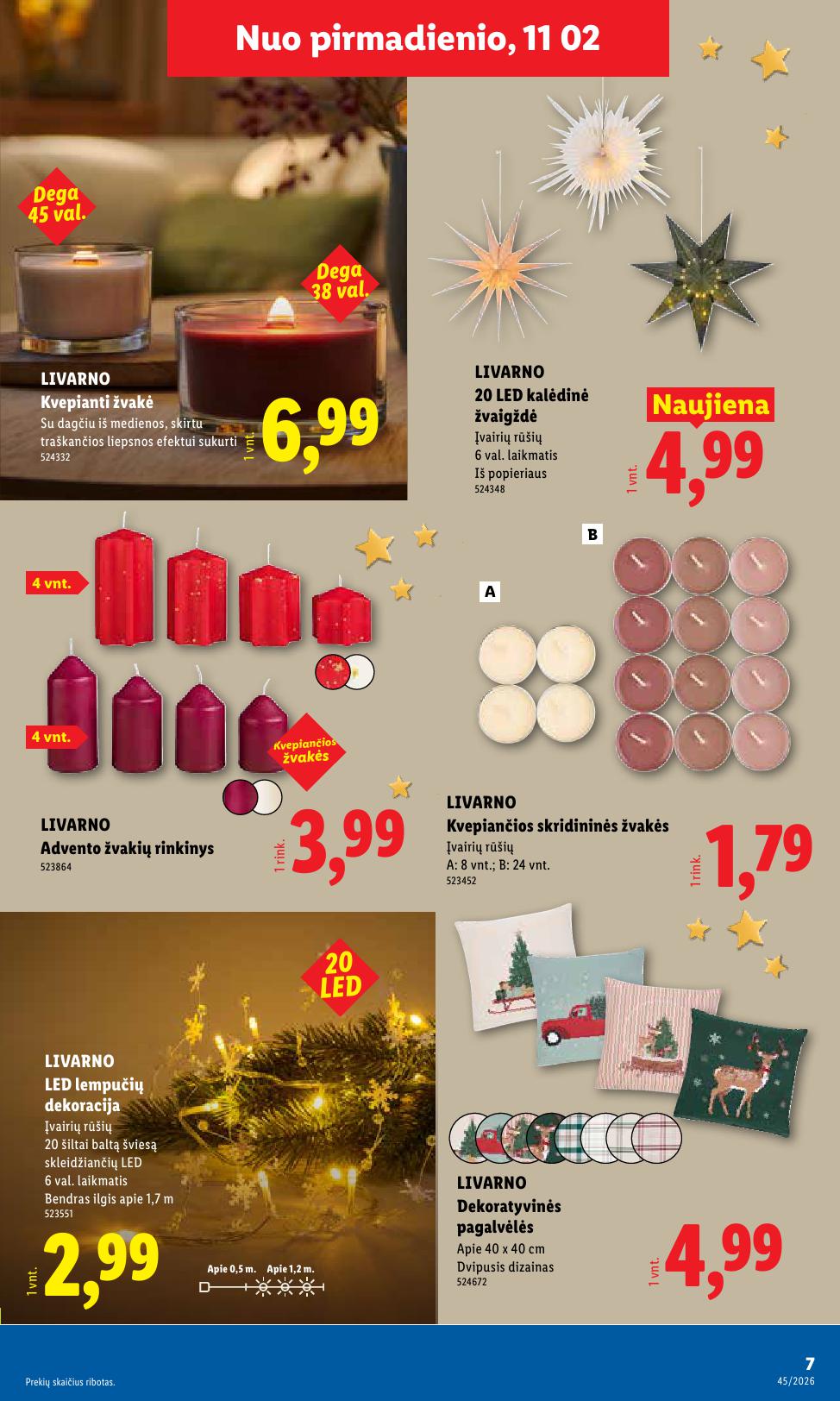 LIDL ne maisto prekių leidinys 2026.11.02 - 2026.11.08