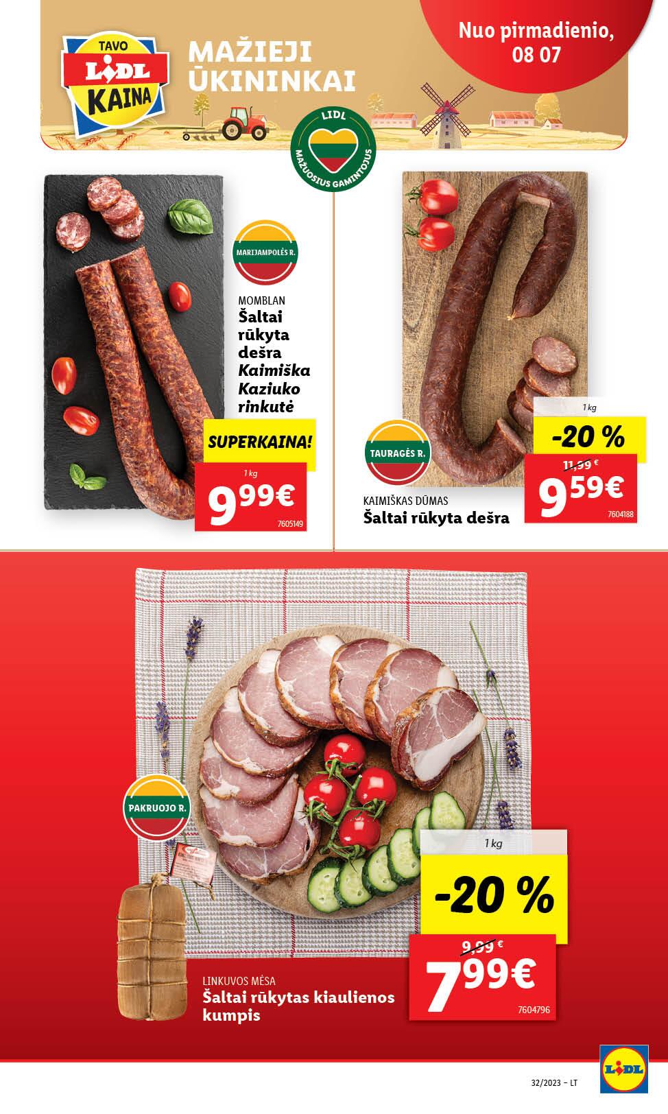 Naujausias LIDL kaininis katalogas 2023.08.07 - 2023.08.13