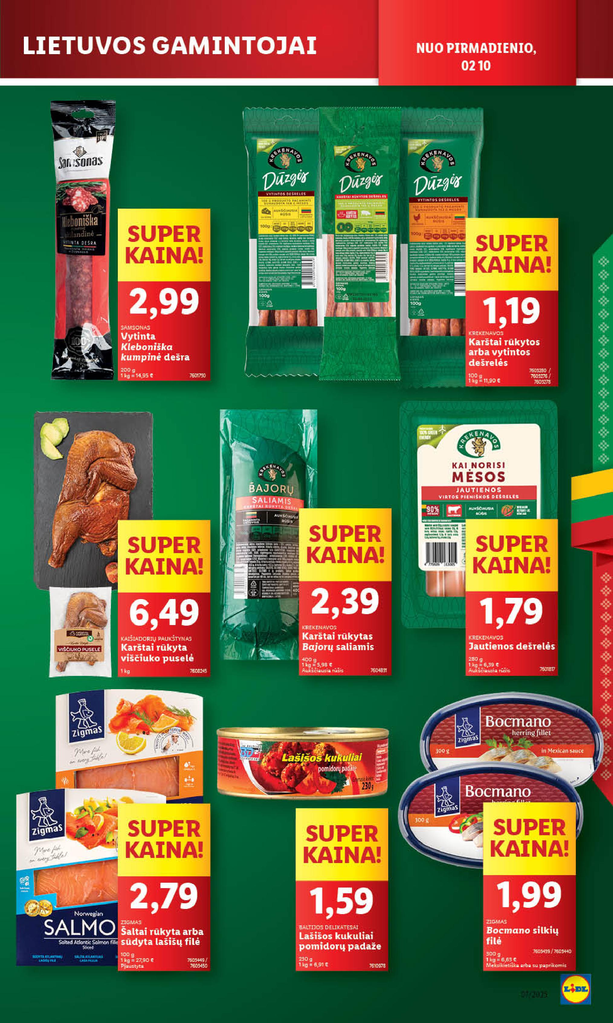 Naujausias LIDL kaininis katalogas 2025.02.10 - 2025.02.16