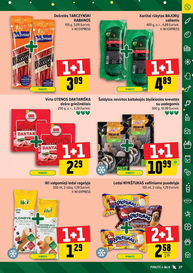 Naujausias IKI kaininis katalogas 2024.12.30 - 2025.01.05