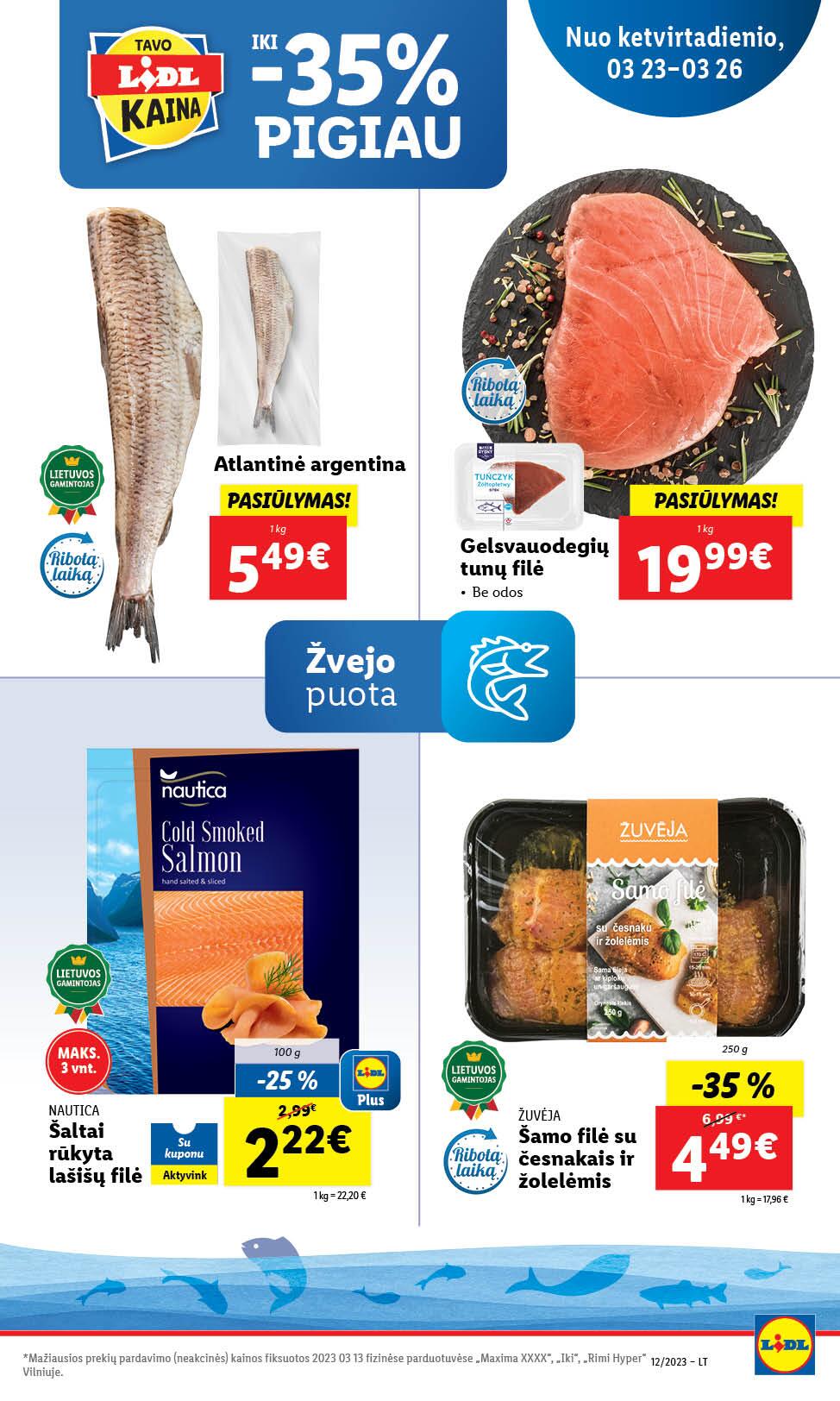 LIDL akcijų ir nuolaidų leidinys 2023.03.20 - 2023.03.26