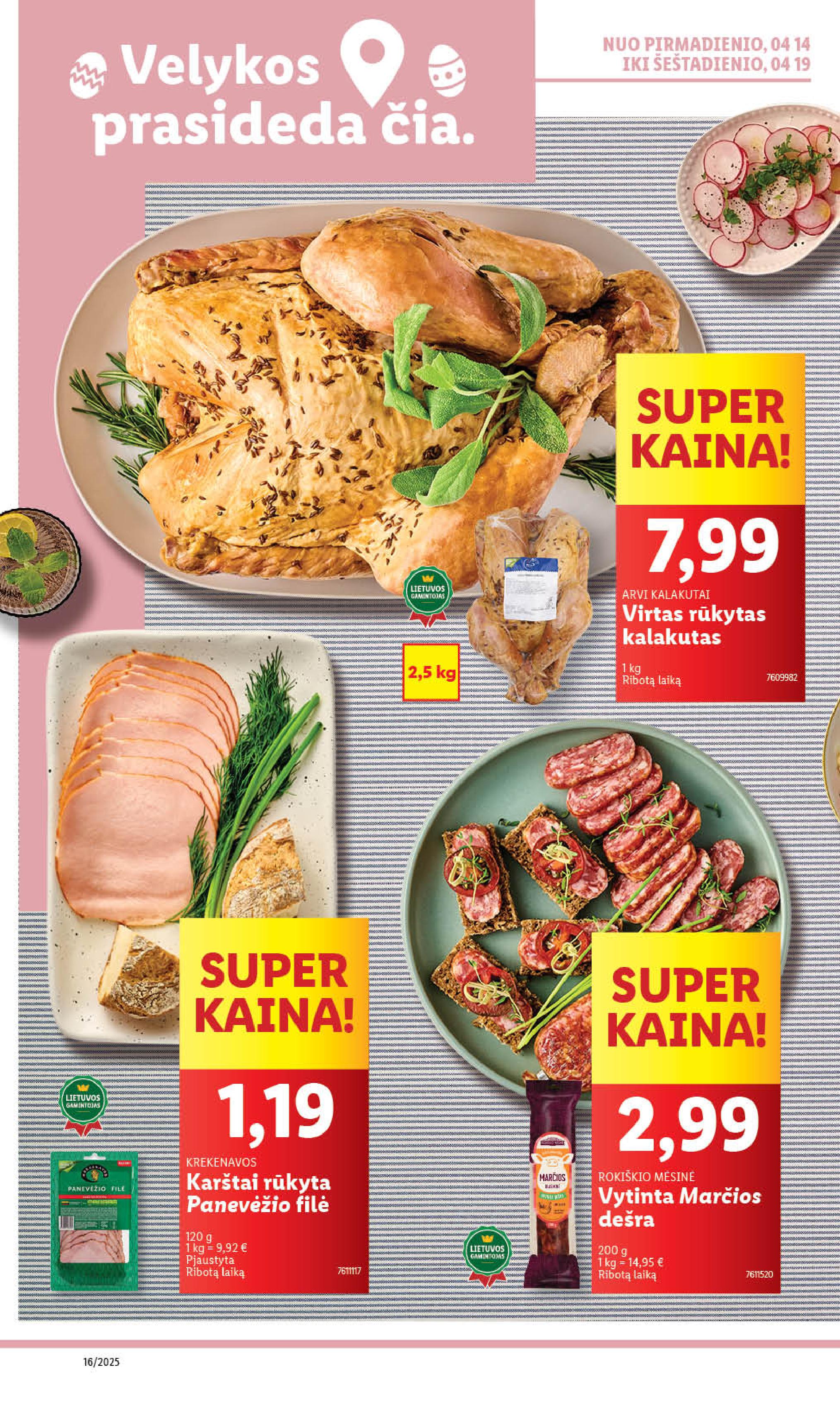 Naujausias LIDL kaininis katalogas 2025.04.14 - 2025.04.19