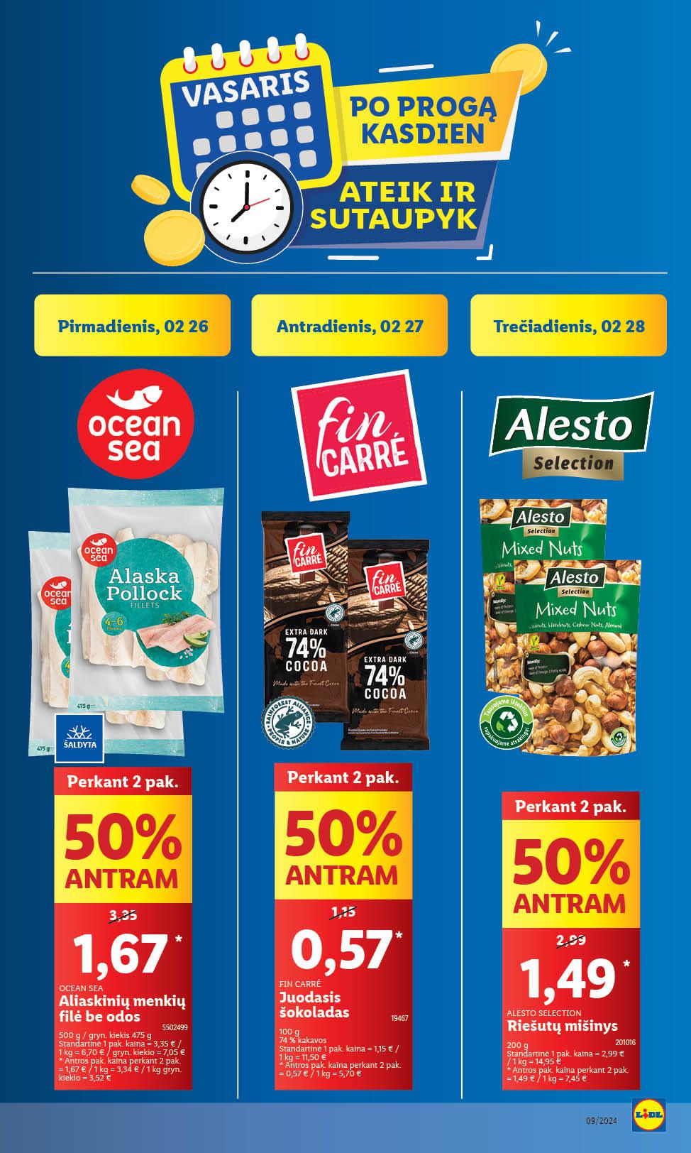 Naujausias LIDL kaininis katalogas 2024.02.26 - 2024.03.03