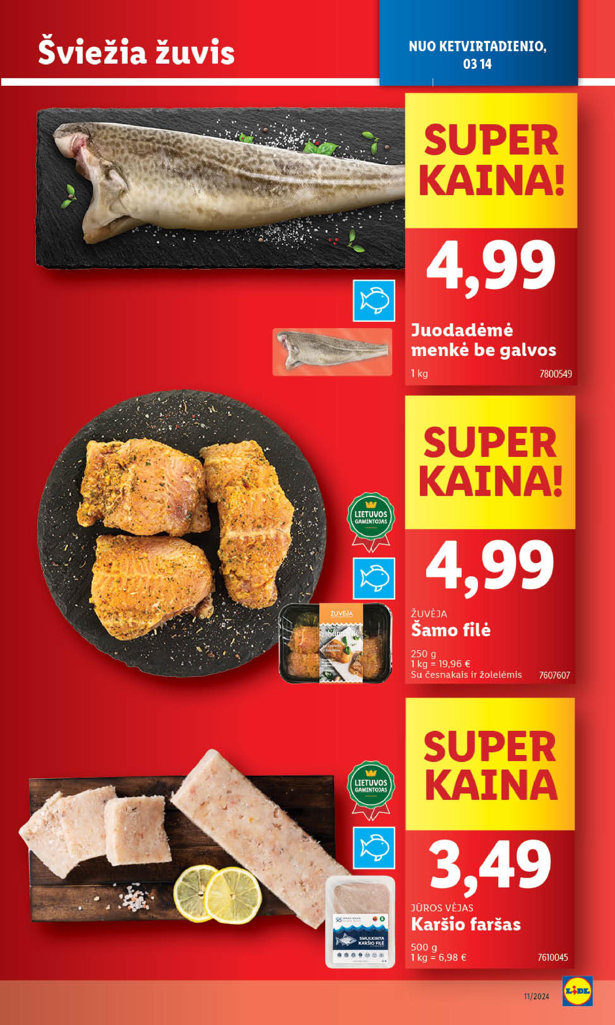 Naujausias LIDL kaininis katalogas 2024.03.11 - 2024.03.17