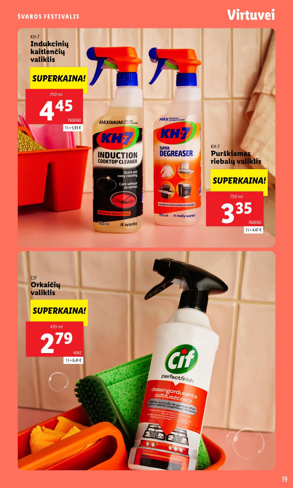 LIDL katalogas "Švaros festivalis" galioja nuo kovo 3
