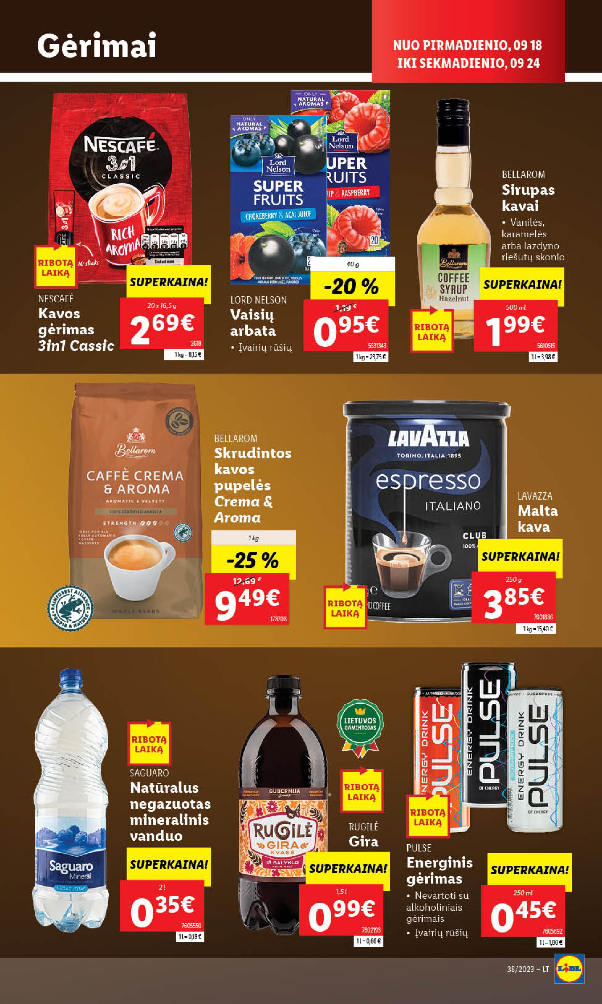Naujausias LIDL kaininis katalogas 2023.09.18 - 2023.09.24