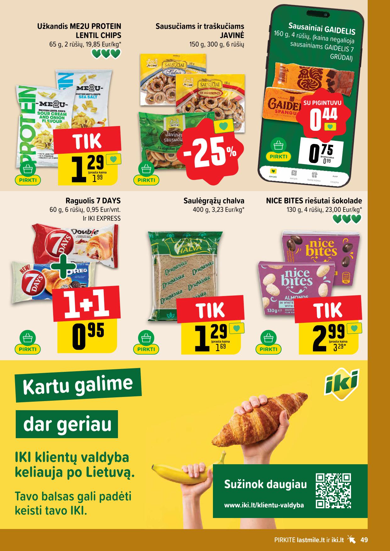 Naujausias IKI kaininis katalogas 2026.10.12 - 2026.10.18