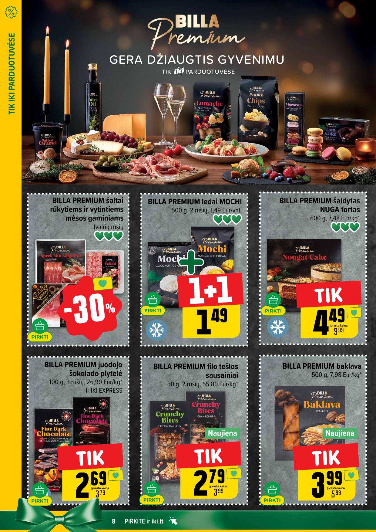 Naujausias IKI kaininis katalogas 2025.11.10 - 2025.11.16