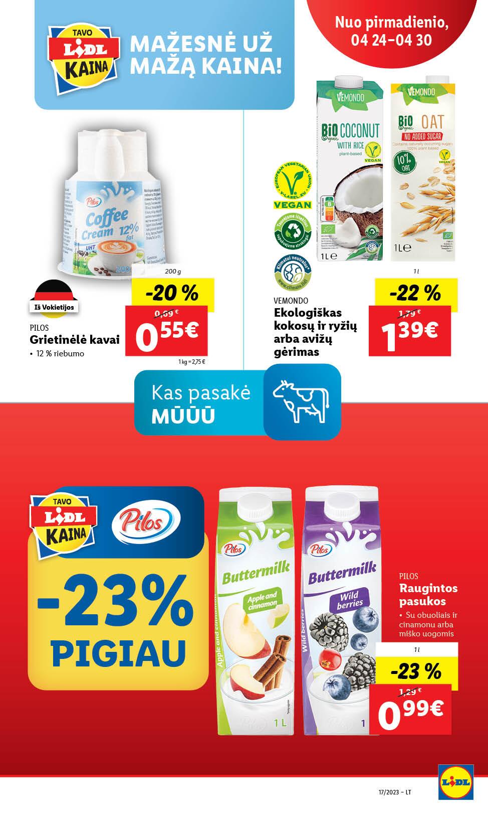 Naujausias LIDL kaininis katalogas 2023.04.24 - 2023.04.30