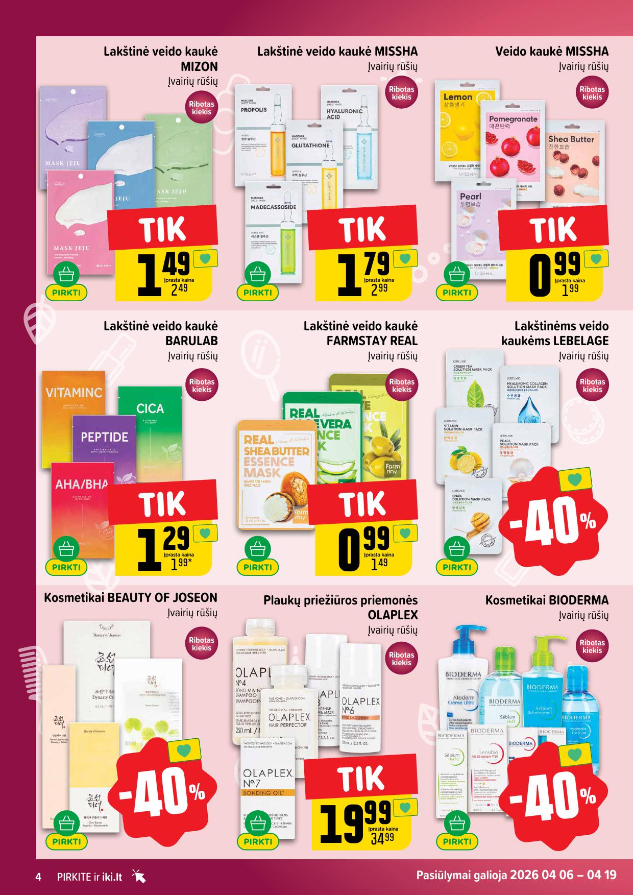 Naujausias IKI kaininis katalogas 2026.04.06 - 2026.04.12