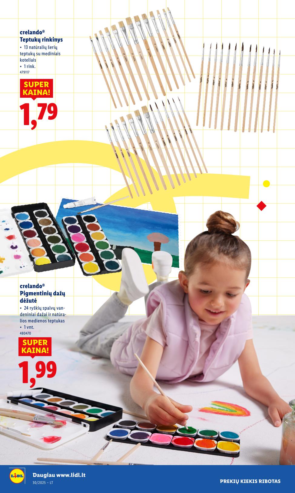 LIDL ne maisto prekių leidinys 2025.07.21 - 2025.07.27