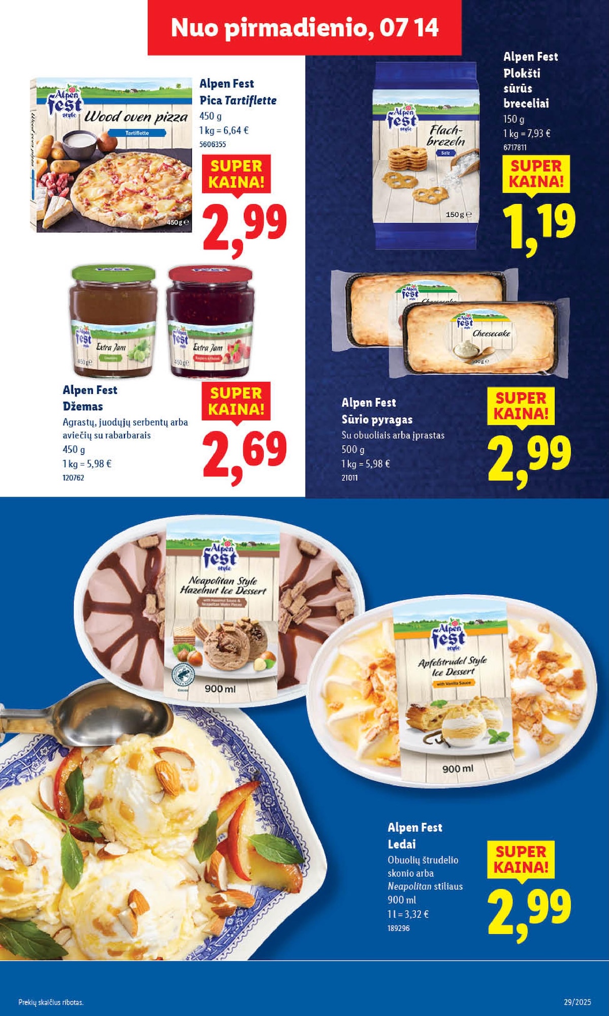 Naujausias LIDL kaininis katalogas 2025.07.14 - 2025.07.20