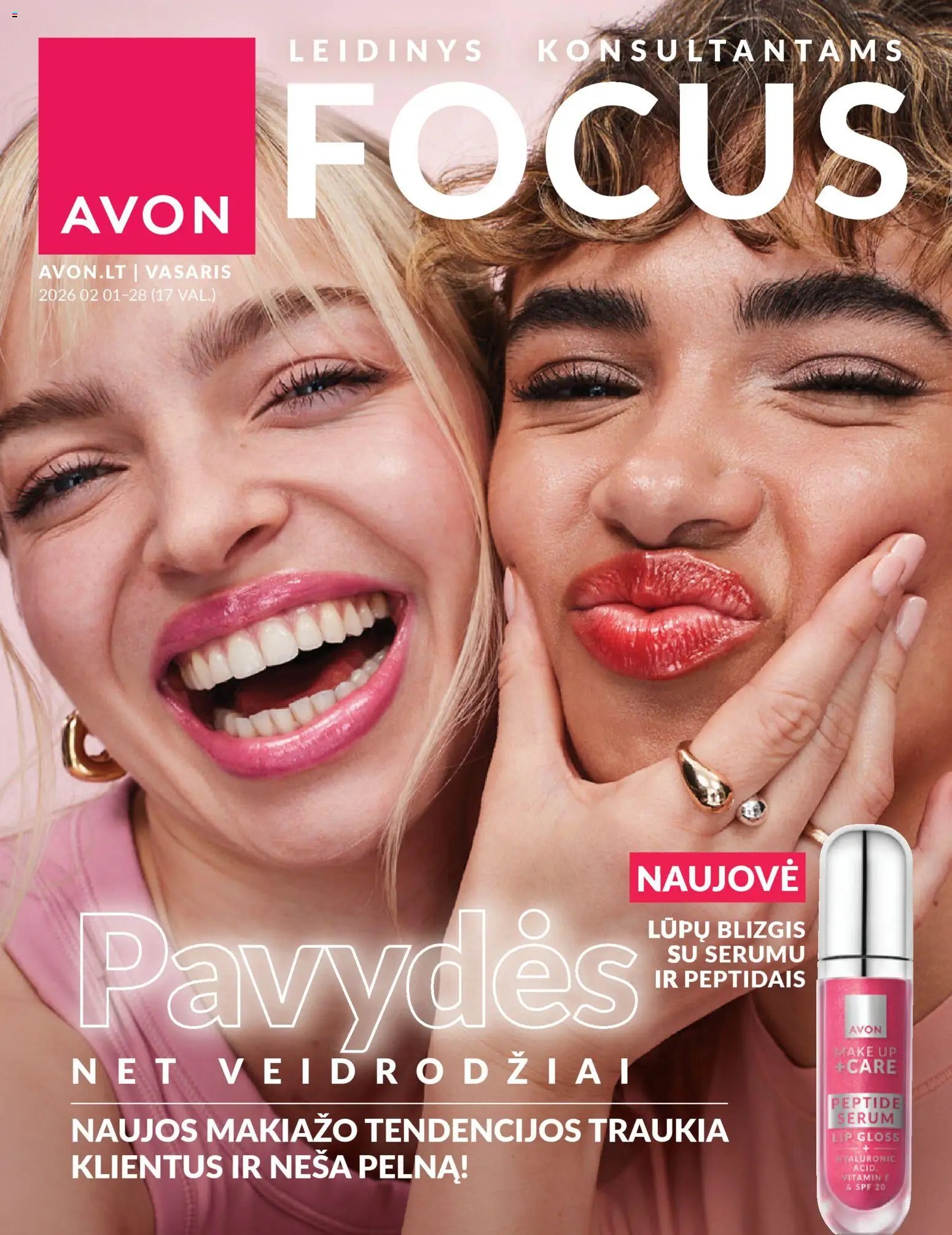 Naujas AVON katalogas galioja 2026.02.01 - 2026.02.28