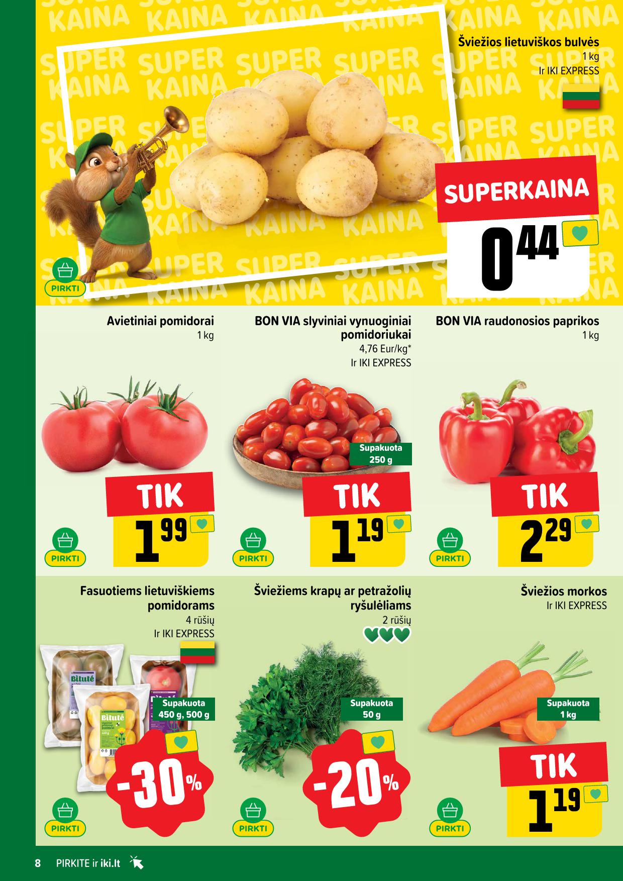 IKI SAVAITĖLĖ akcijų ir nuolaidų leidinys Nr.33 2026.08.10 - 2026.08.16