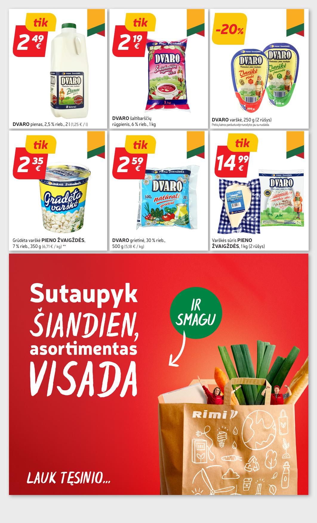 Naujausias RIMI kaininis katalogas 2025.01.14 - 2025.01.20