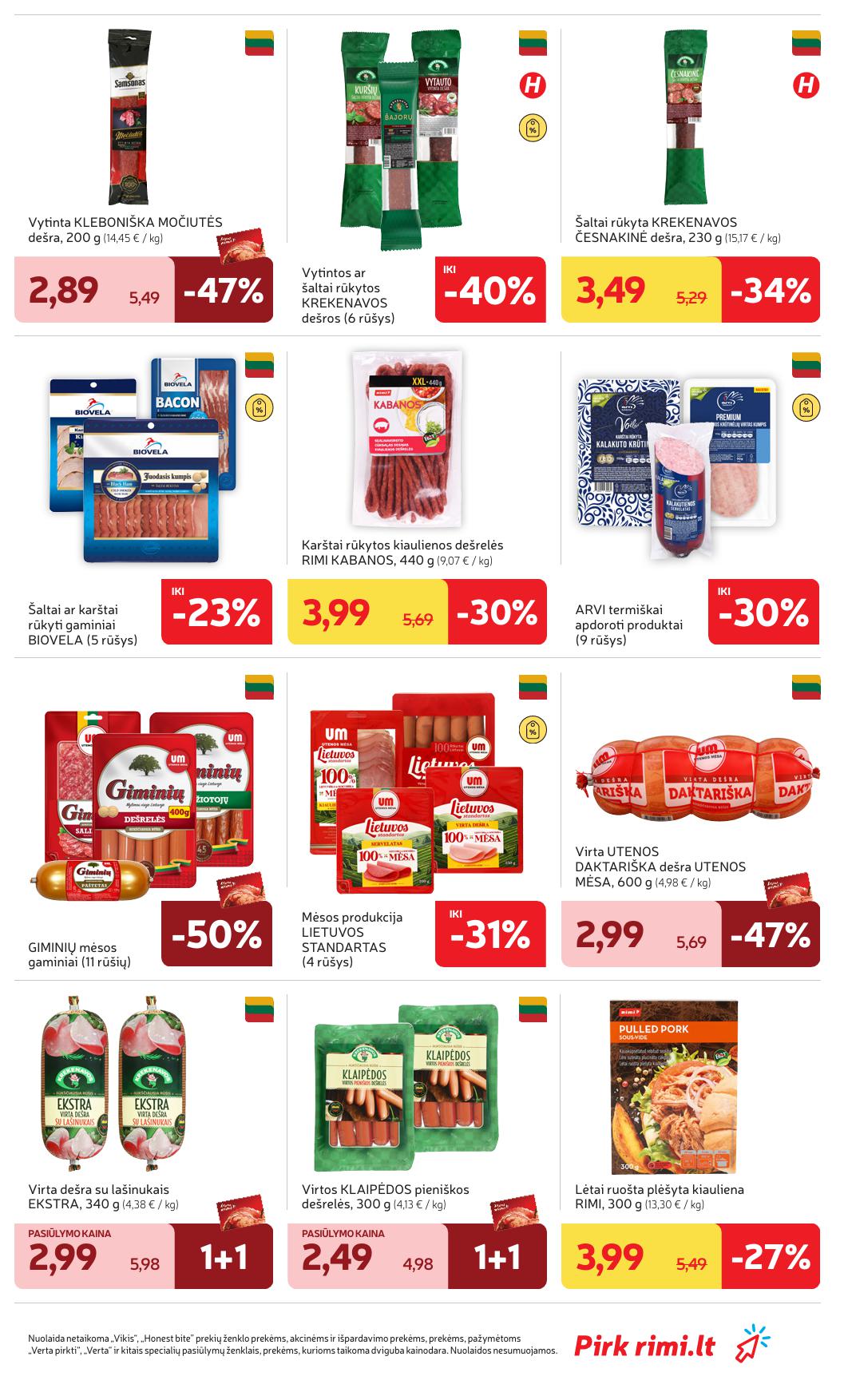 Naujausias RIMI kaininis katalogas 2026.01.27 - 2026.02.02