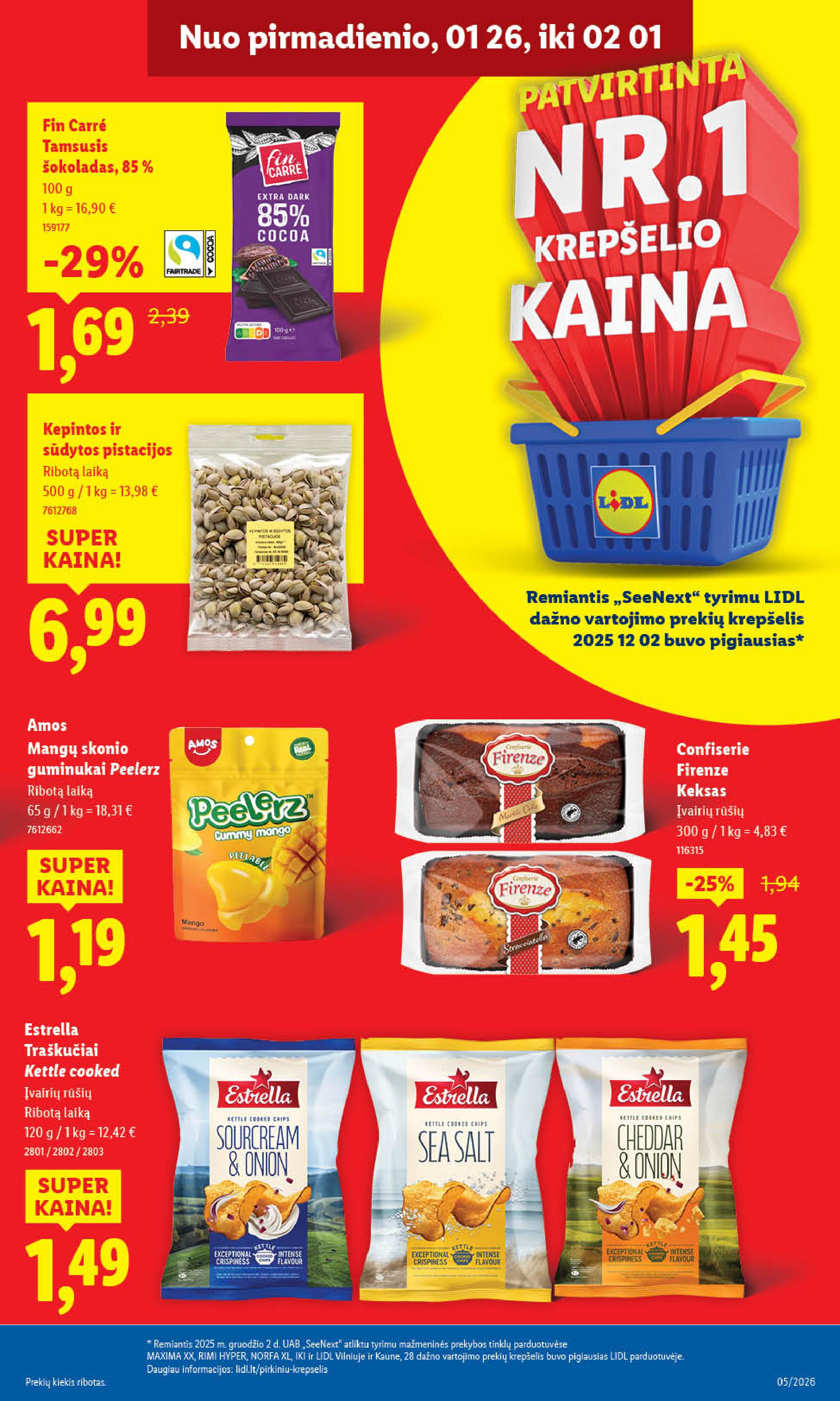 Naujausias LIDL kaininis katalogas 2026.01.26 - 2026.02.01