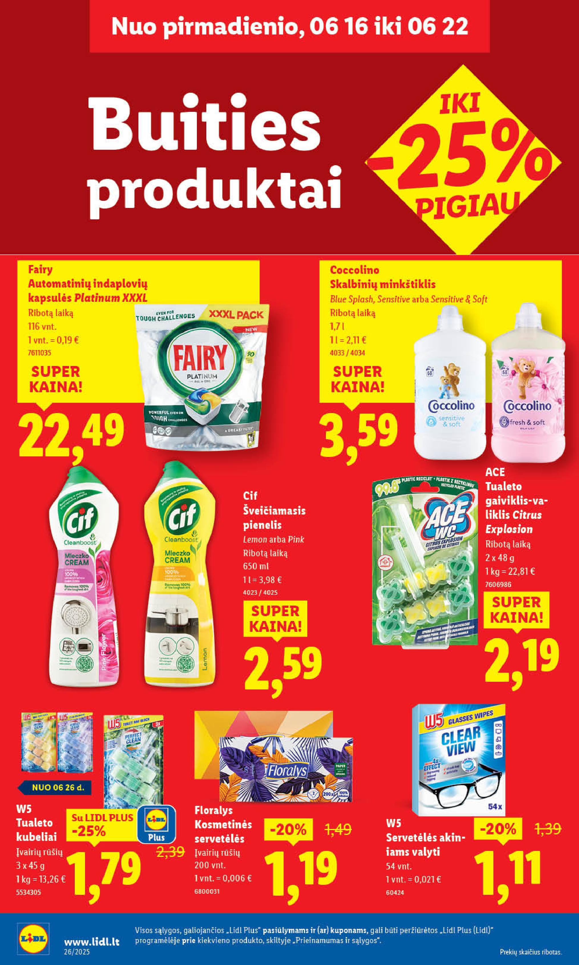 Naujausias LIDL kaininis katalogas 2025.06.23 - 2025.06.29