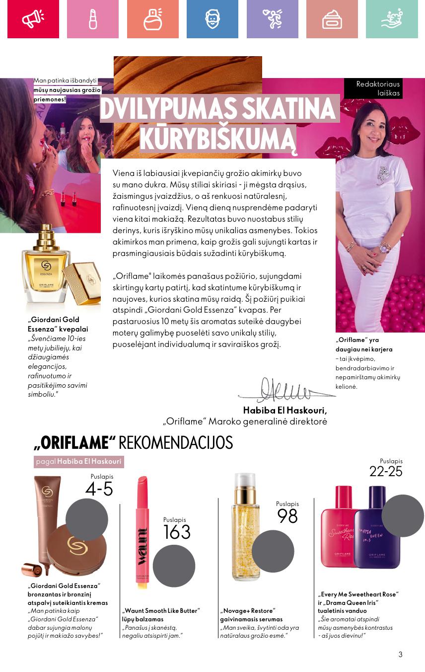 Naujas ORIFLAME katalogas galioja 2025.04.30 - 2025.05.10