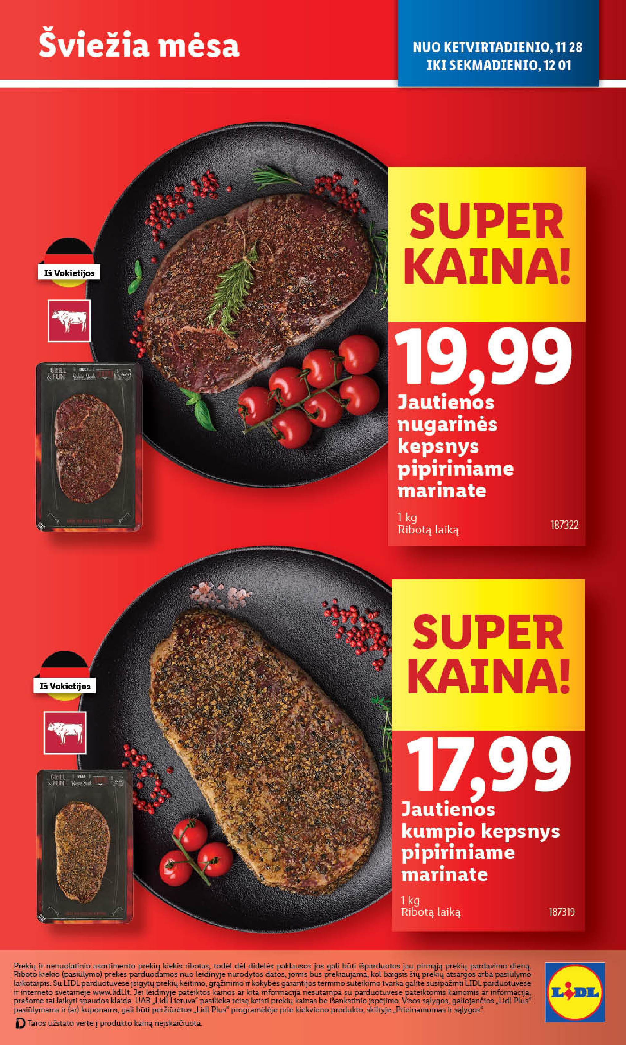 Naujausias LIDL kaininis katalogas 2024.11.25 - 2024.12.01