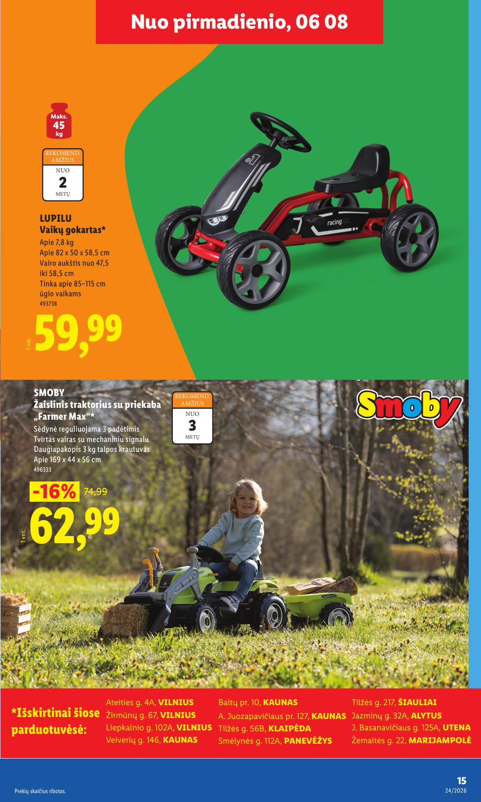 LIDL ne maisto prekių leidinys 2026.06.08 - 2026.06.14