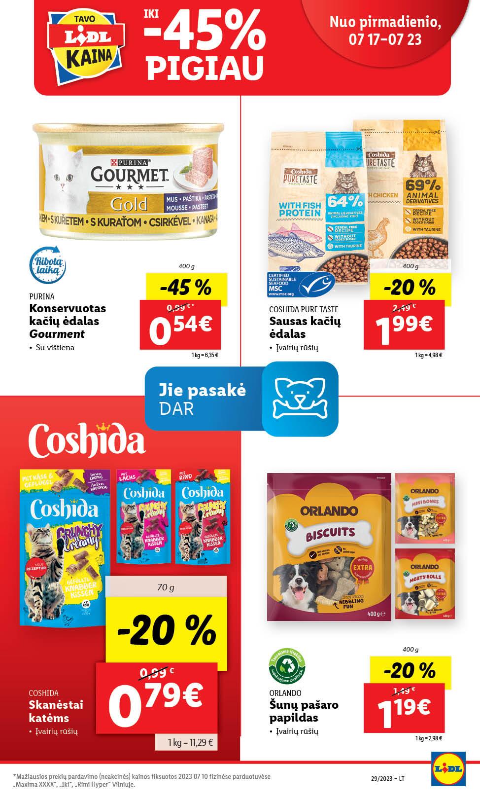 Naujausias LIDL kaininis katalogas 2023.07.17 - 2023.07.23