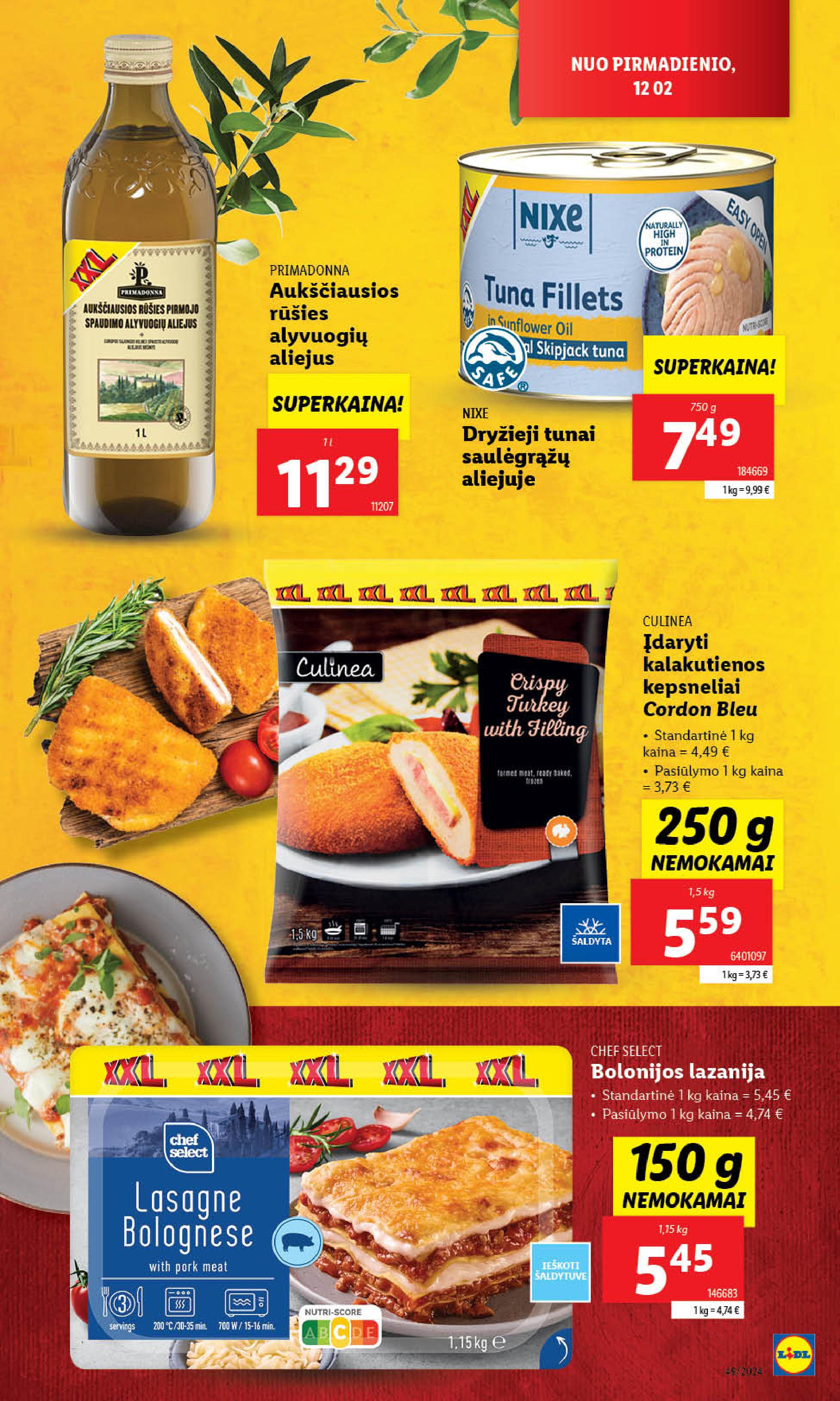 LIDL XXL savaitė "DAUGIAU KAINUOJA MAŽIAU" galioja nuo 2024.12.02