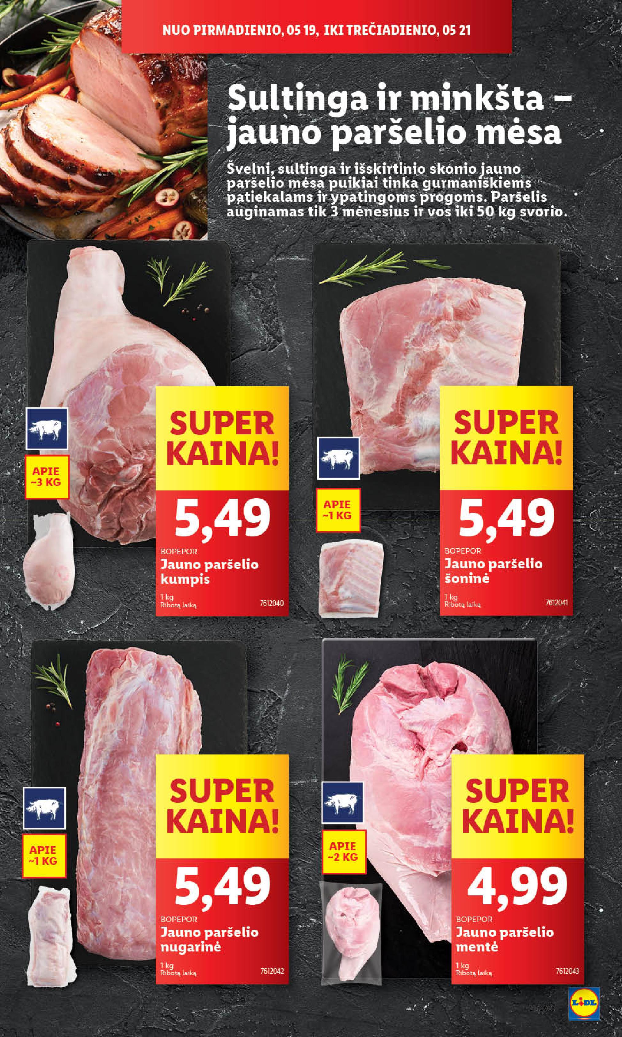 Naujausias LIDL kaininis katalogas 2025.05.19 - 2025.05.25