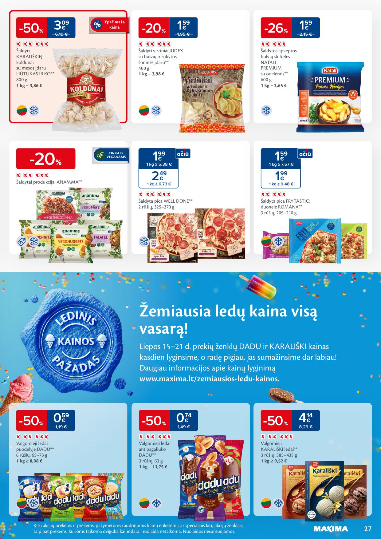 Naujausias MAXIMA kaininis katalogas 2025.07.15 - 2025.07.21