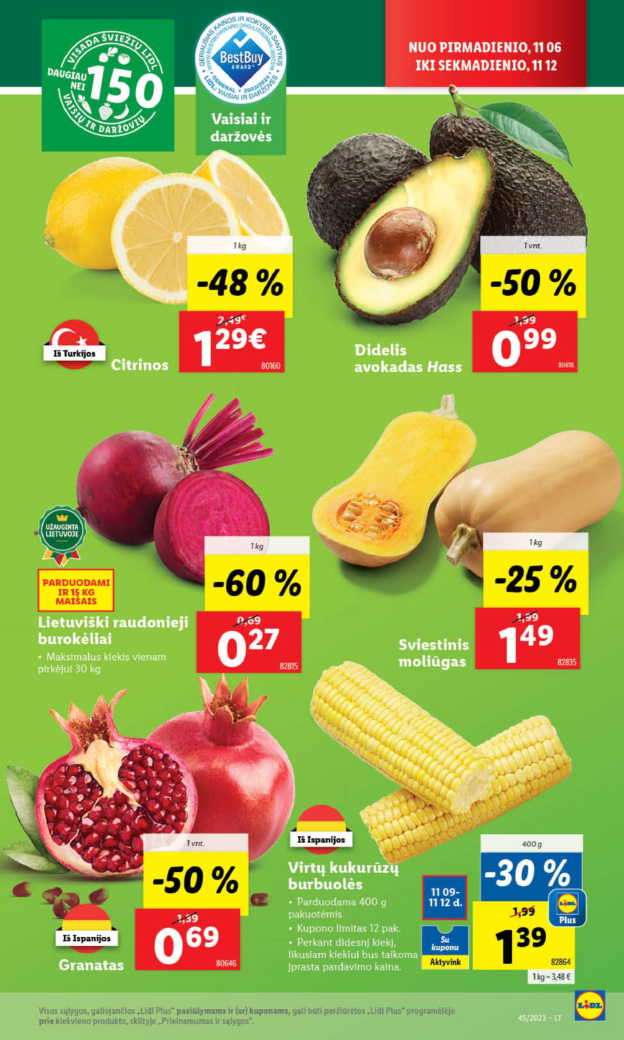 Naujausias LIDL kaininis katalogas 2023.11.06 - 2023.11.12