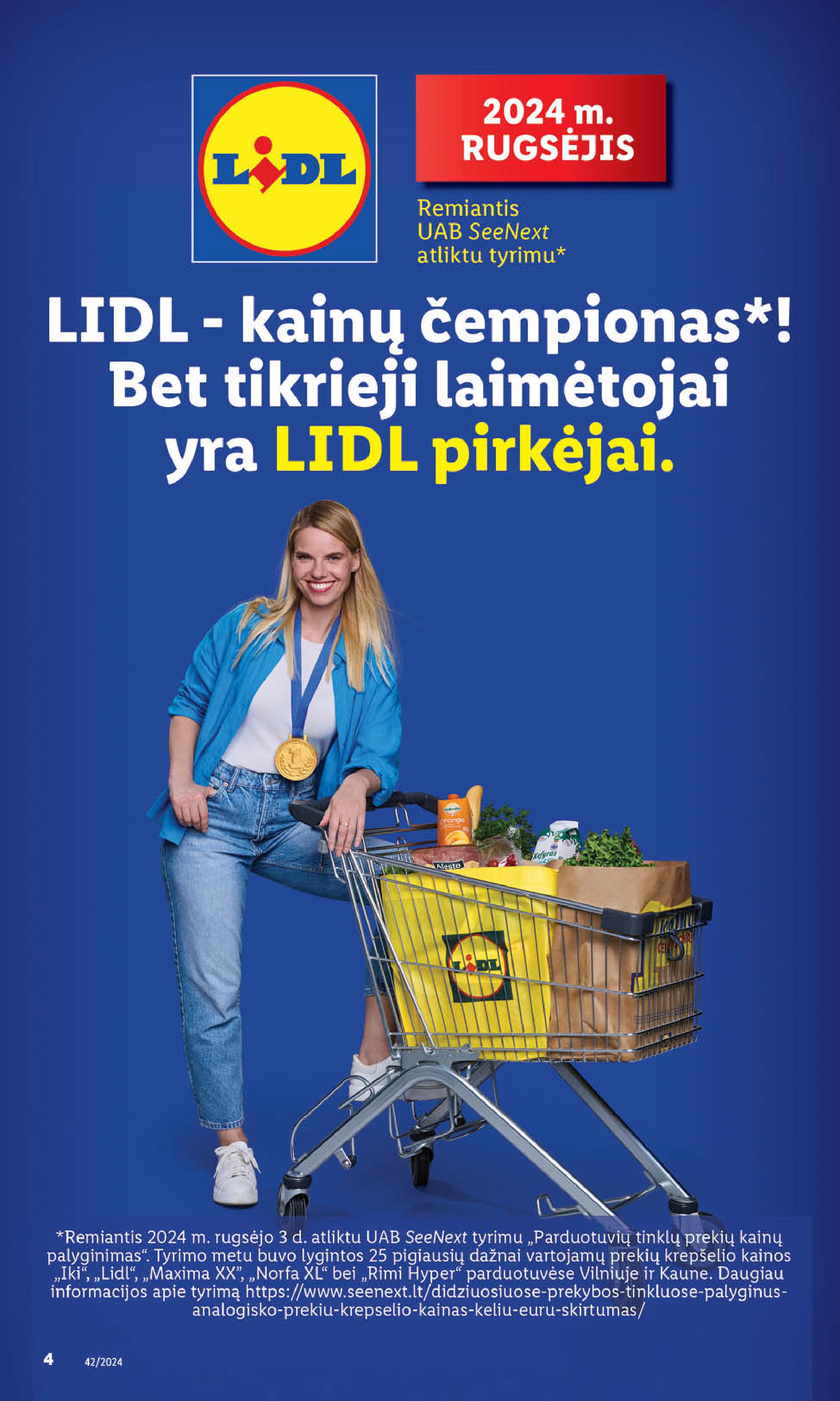 Naujausias LIDL kaininis katalogas 2024.10.14 - 2024.10.20