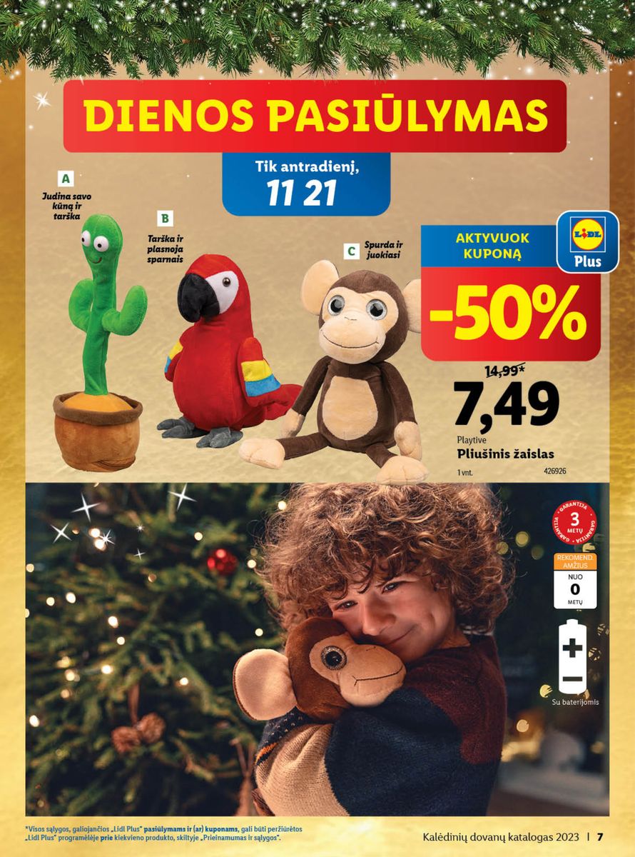 LIDL Kalėdinių dovanų katalogas "Sukurkime Kalėdų stebuklą"