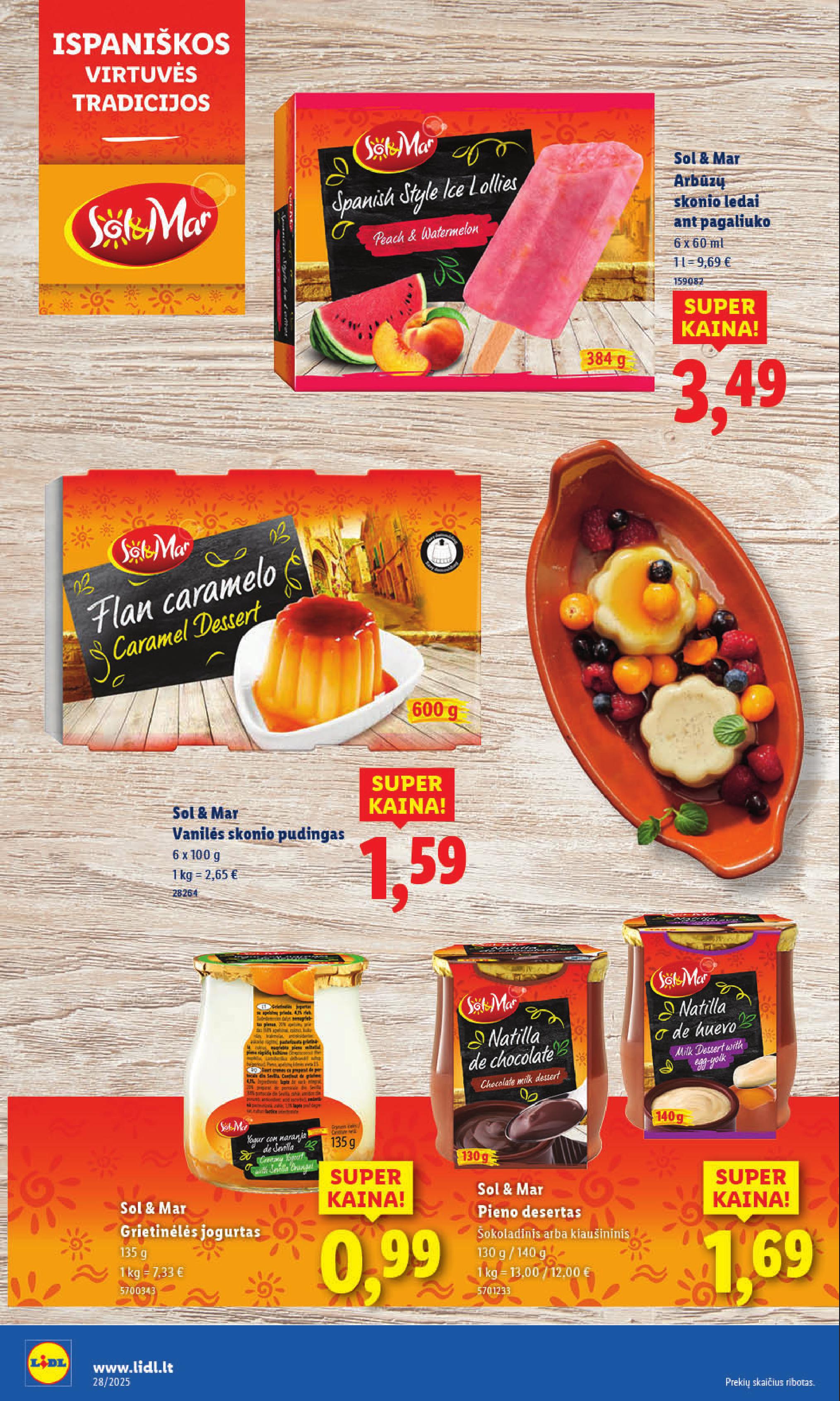 Naujausias LIDL kaininis katalogas 2025.07.07 - 2025.07.13