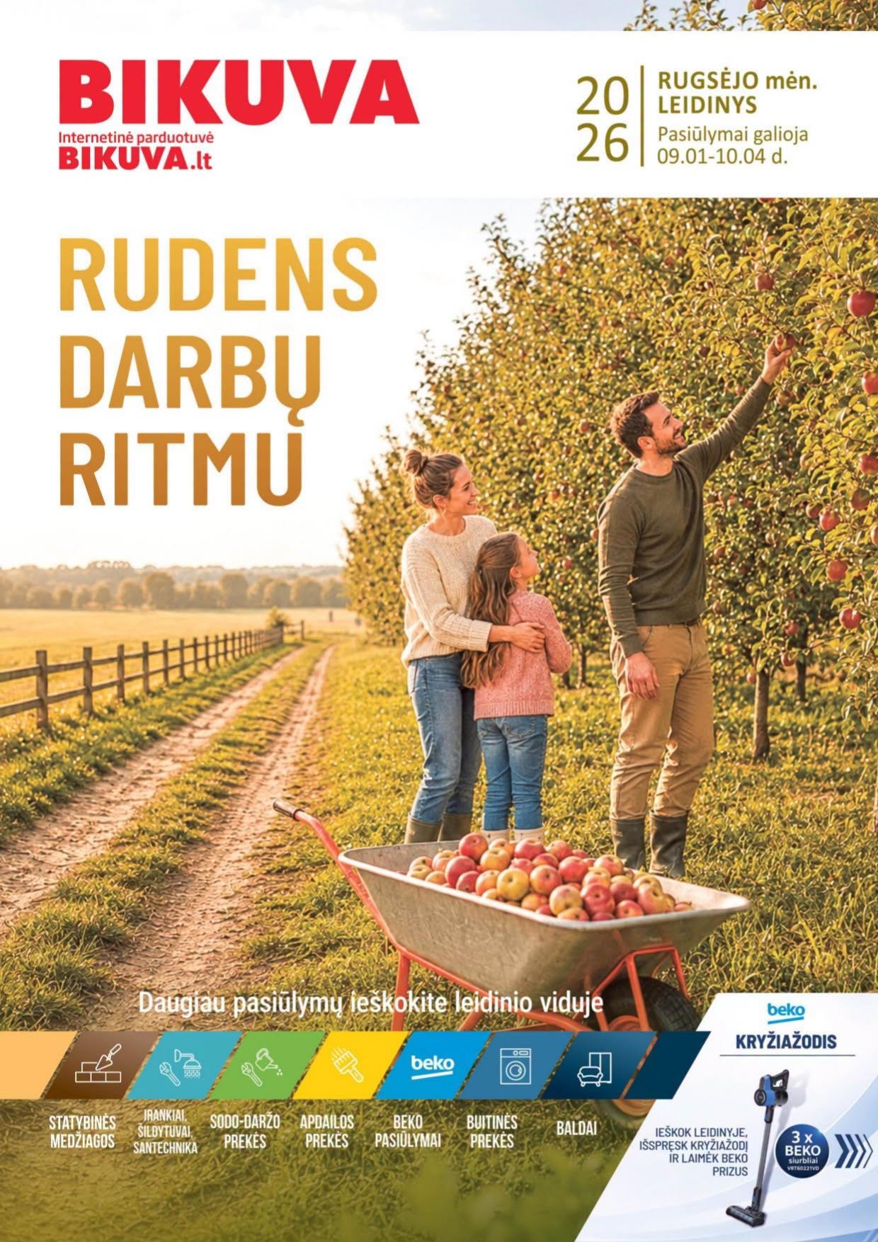 Naujas BIKUVA leidinys nuo 2026.09.01 iki 2026.10.04