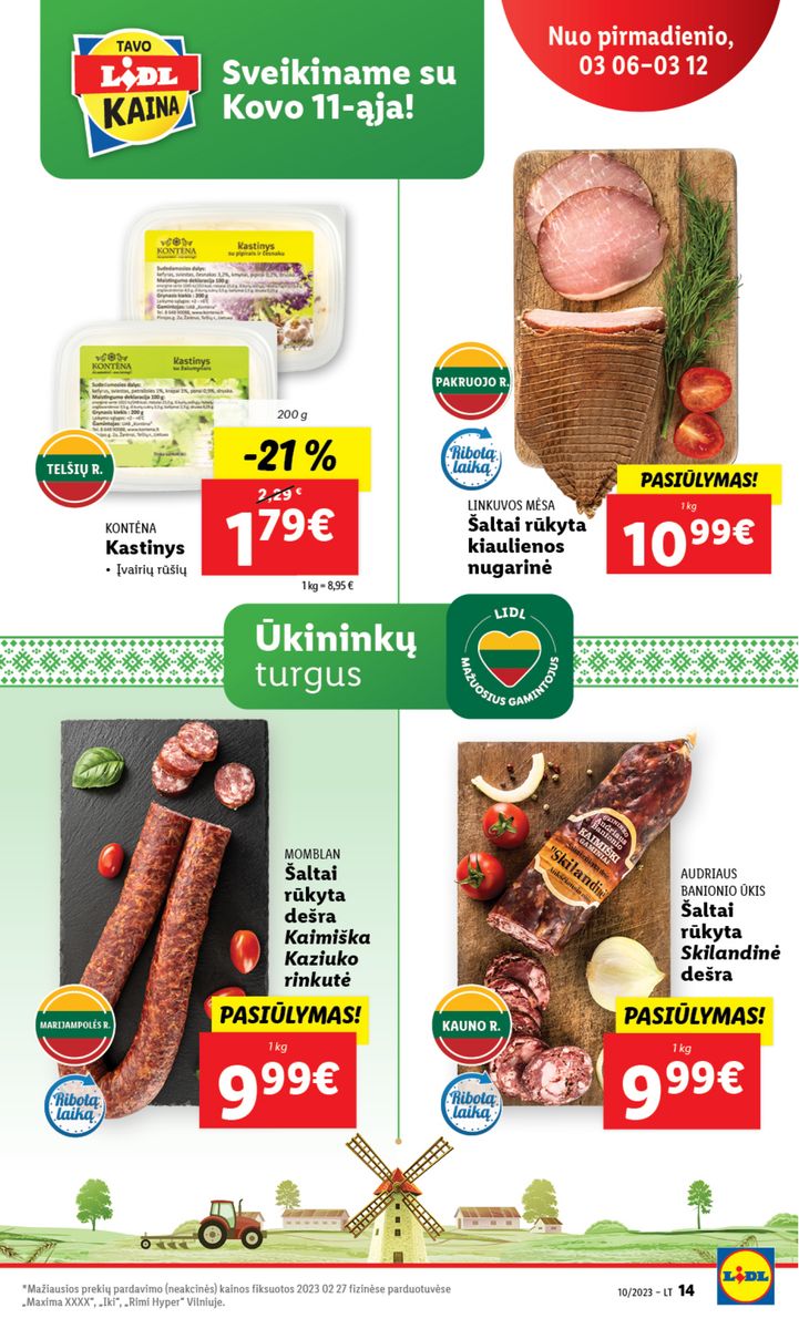 Naujausias LIDL kaininis katalogas 2023.03.06 - 2023.03.12
