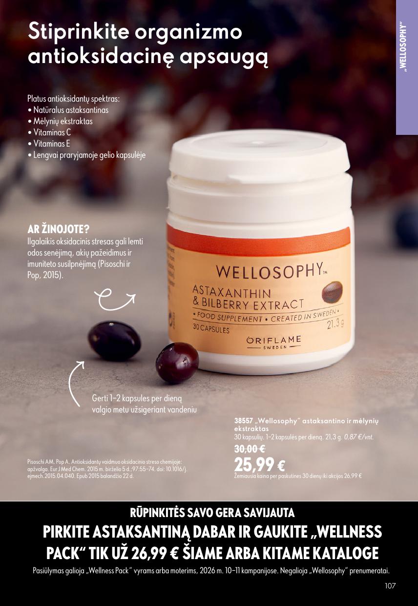 ORIFLAME  katalogas galioja 2026.07.15 - 2026.08.04