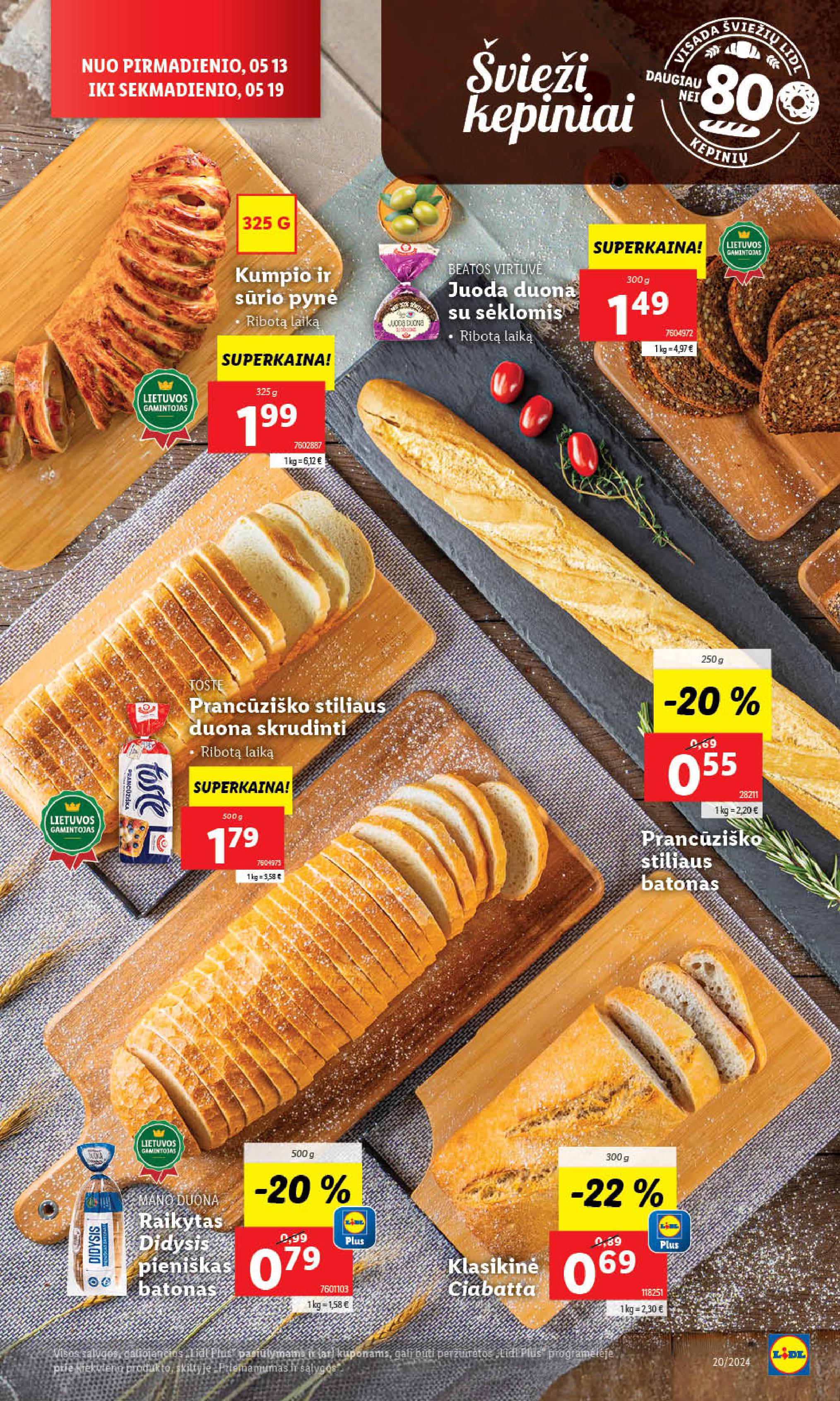 Naujausias LIDL kaininis katalogas 2024.05.13 - 2024.05.19