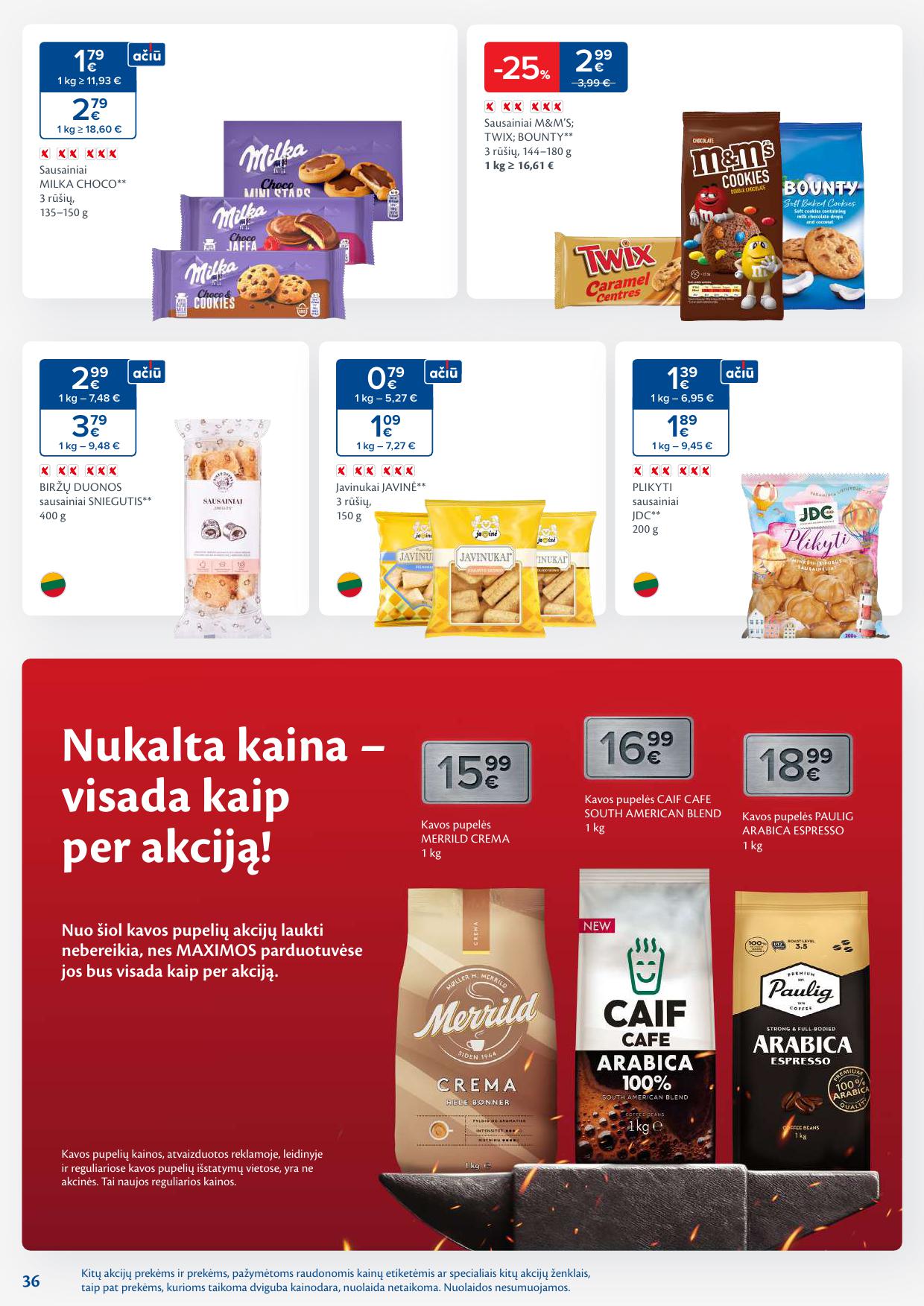 Naujausias MAXIMA kaininis katalogas 2025.07.22 - 2025.07.28