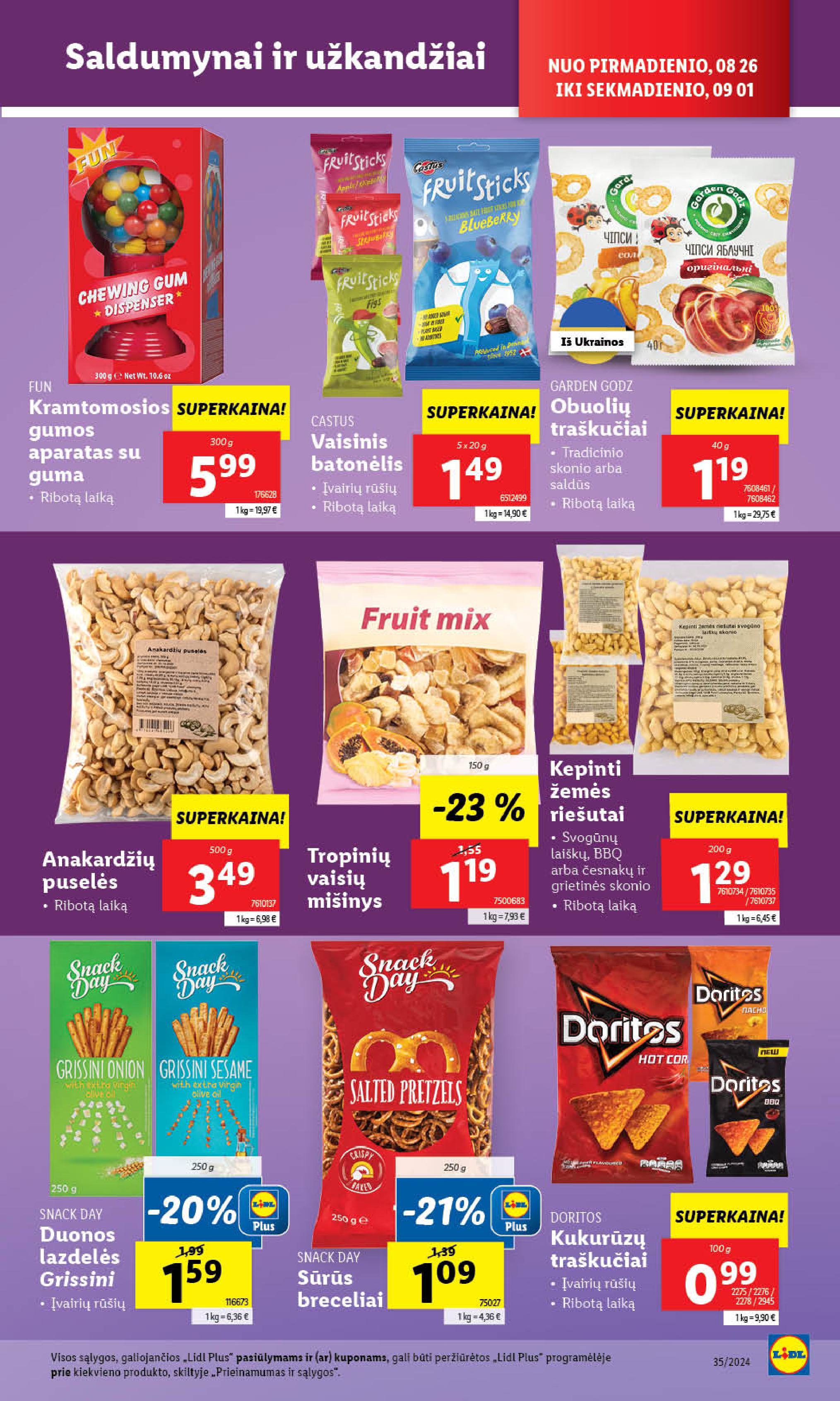 Naujausias LIDL kaininis katalogas 2024.08.26 - 2024.09.01