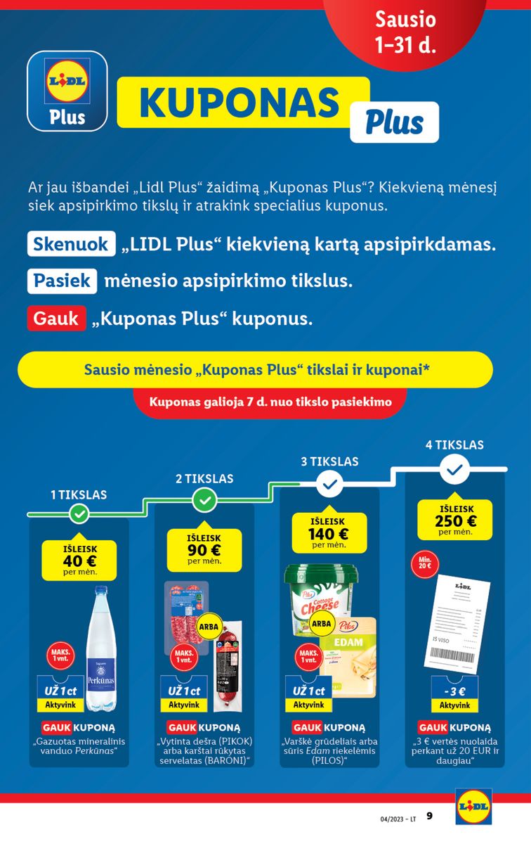Naujausias LIDL kaininis katalogas 2023.01.23 - 2023.01.29