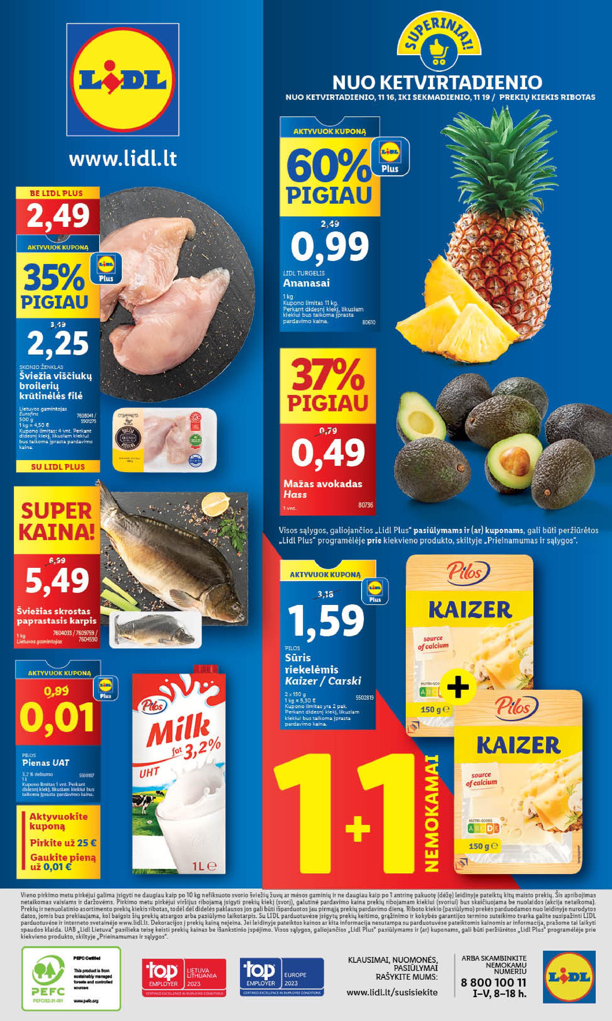 Naujausias LIDL kaininis katalogas 2023.11.13 - 2023.11.19