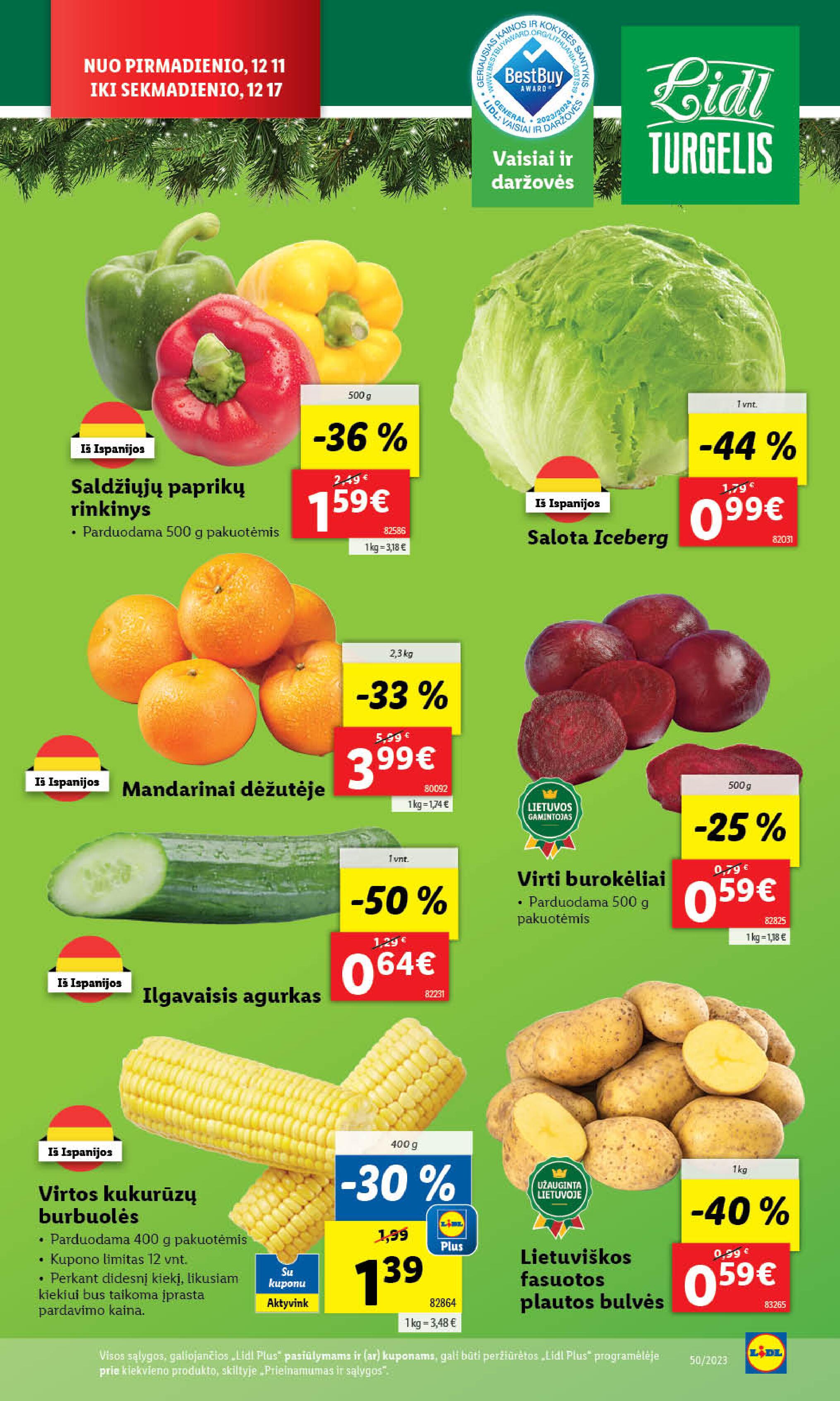 Naujausias LIDL kaininis katalogas 2023.12.11 - 2023.12.17