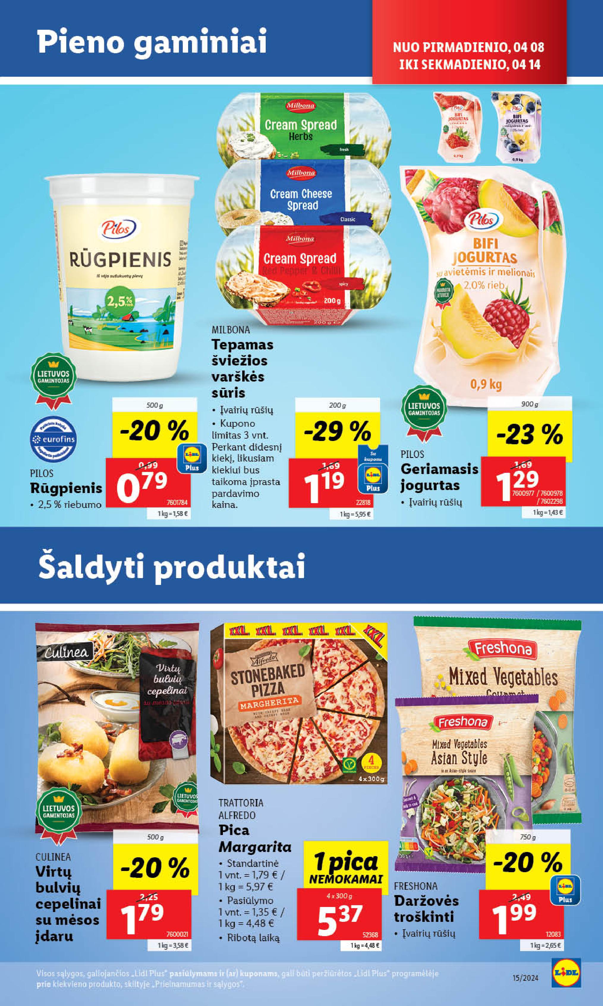 Naujausias LIDL kaininis katalogas 2024.04.08 - 2024.04.14
