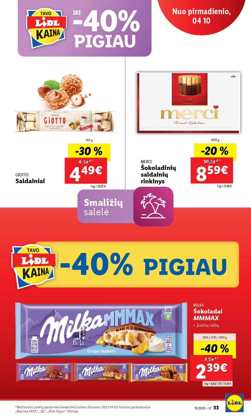 Naujausias LIDL kaininis katalogas 2023.04.10 - 2023.04.16