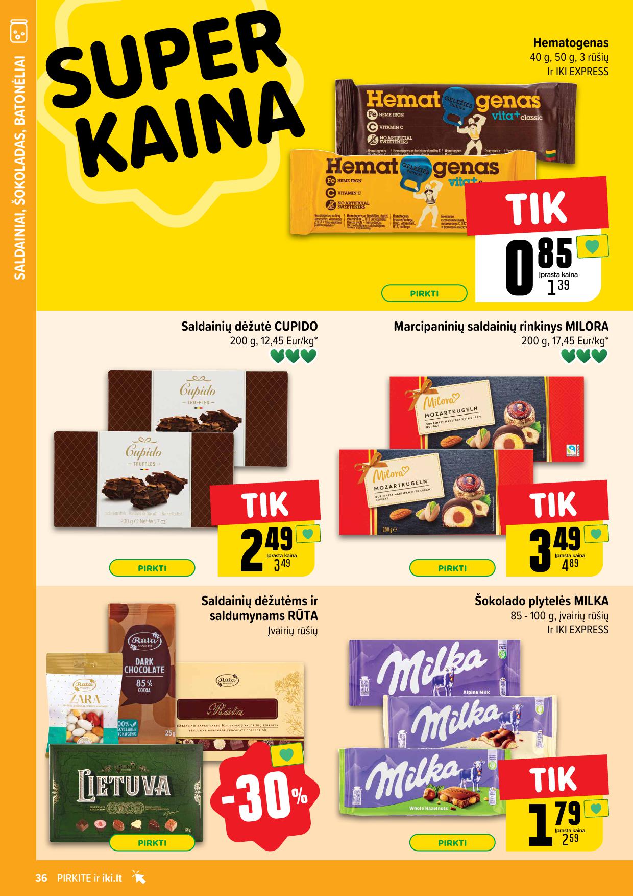 Naujausias IKI kaininis katalogas 2025.01.13 - 2025.01.19