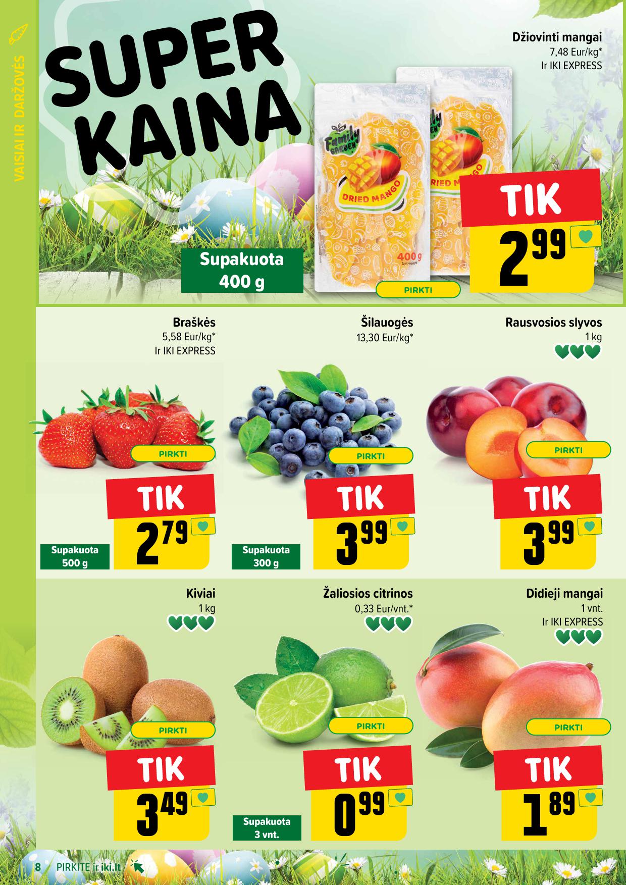 Naujausias IKI kaininis katalogas 2025.04.14 - 2025.04.19