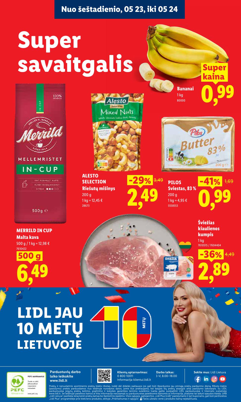 Naujausias LIDL kaininis katalogas 2026.05.18 - 2026.05.24