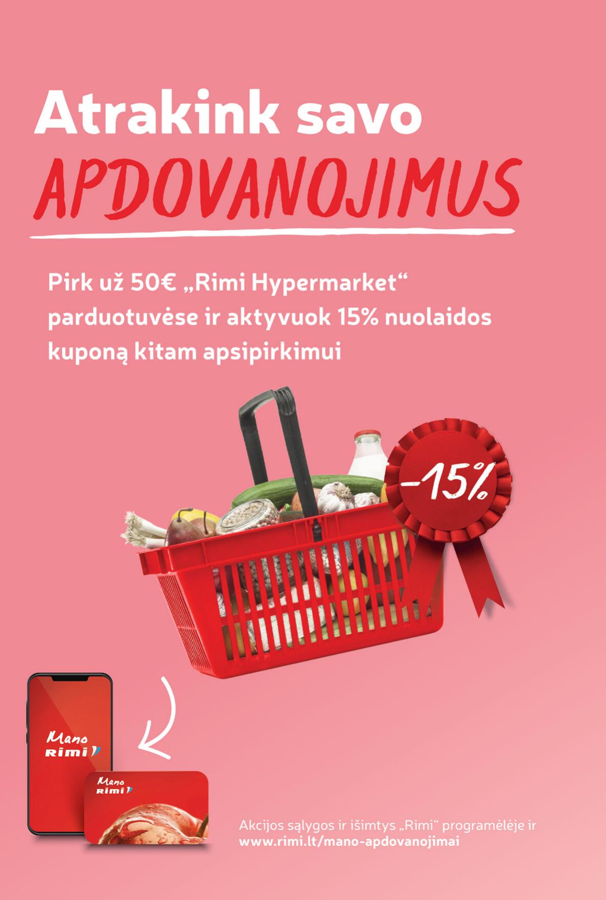 Naujausias RIMI kaininis katalogas 2023.08.22 - 2023.08.28