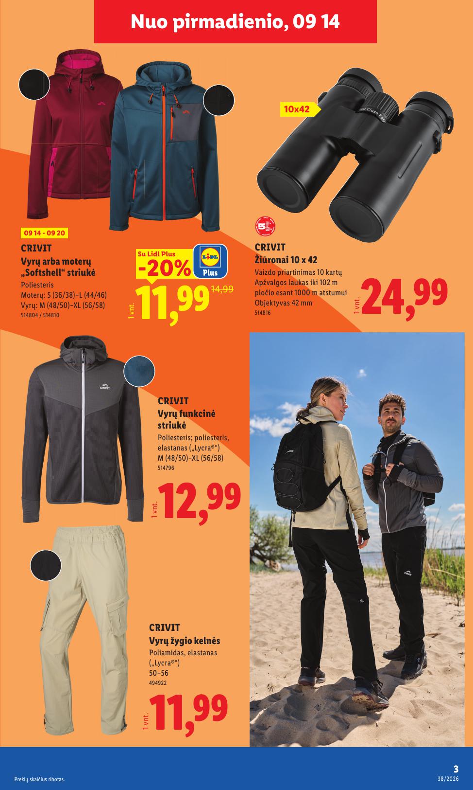 LIDL ne maisto prekių leidinys 2026.09.14 - 2026.09.20