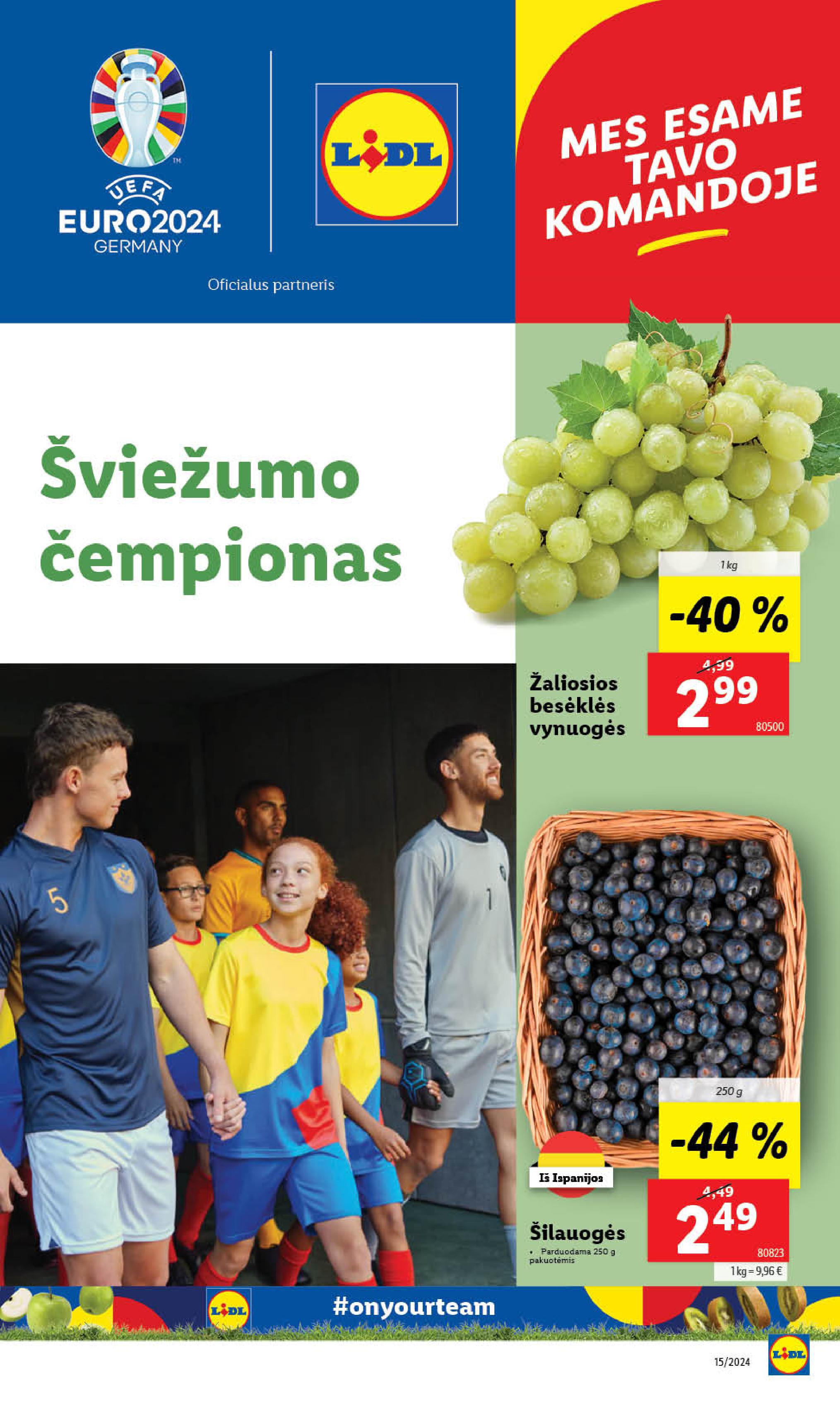 Naujausias LIDL kaininis katalogas 2024.04.08 - 2024.04.14
